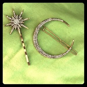 Vintage look hair clips